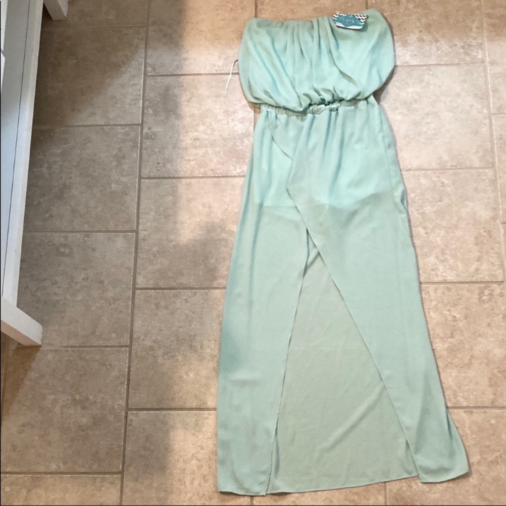 mint green dress/ romper